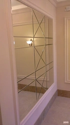 Mirror Panel On The Entire Wall In The Hallway Photo