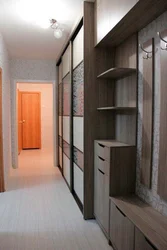 Design of long hallways photo wardrobe