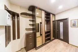 Design of long hallways photo wardrobe