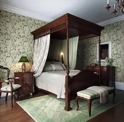 Vintage yataq otağı dizaynı