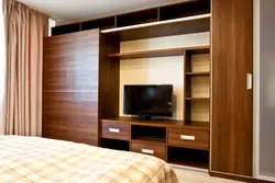Modern Bedroom Walls With TV Photo