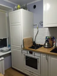 How To Place A Refrigerator In A Small Kitchen In Khrushchev Photo