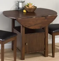 Стол с ящиком на маленькую кухню фото
