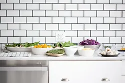 Grout On White Tiles In The Kitchen Photo