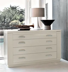 Chest Of Drawers In The Bedroom Photo Modern White