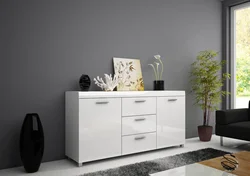 Chest of drawers in the bedroom photo modern white