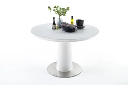 Round Kitchen Table Extendable On One Leg Photo