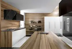 Laminate as an apron in the kitchen photo