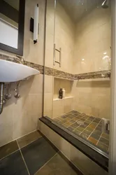 Душевая кабина в ванной панельного дома фото