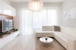 Гостиная в светлых тонах в современном стиле фото в квартире
