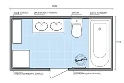 Bathroom design plan