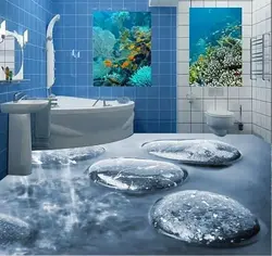 3 d bathroom tile design