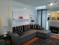 Bedroom furniture with corner sofa photo