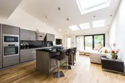 Photo of the living room kitchen in the house