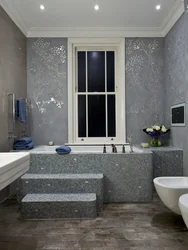 Plaster In The Bathroom Instead Of Tiles Photo