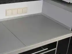 Столешница для кухни из керамогранита своими фото