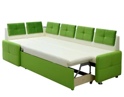 Sofas for the kitchen with a sleeping place inexpensively from the manufacturer photo