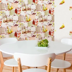 Wallpaper for kitchen vinyl photo