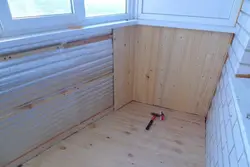 Do-it-yourself loggia insulation photo