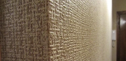 Wallpaper matting in the kitchen interior