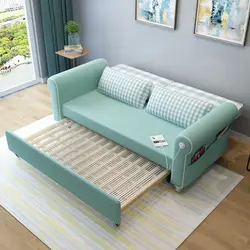 Small Sofa With Sleeping Place In The Room Photo