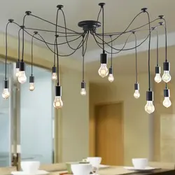 Pendant Ceiling Lamps In The Kitchen Interior