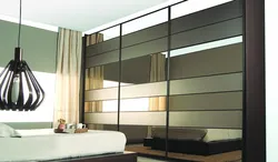 Modern stylish wardrobes for the bedroom photo