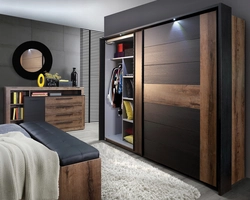 Современные стильные шкафы в спальню фото