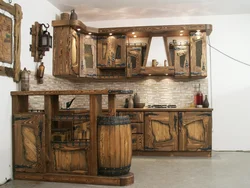 Kitchen Made Of Wood With Your Own Photos