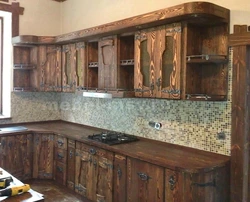Kitchen Made Of Wood With Your Own Photos