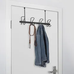 Hooks for a hanger in the hallway photo