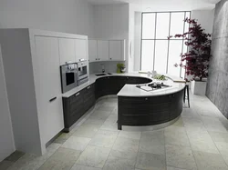 Modern round kitchens photos