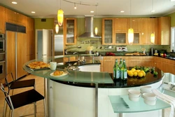 Modern round kitchens photos