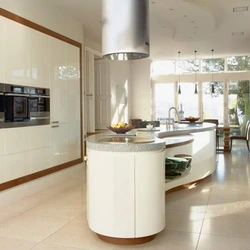 Modern round kitchens photos