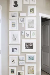 Hang photos in the kitchen