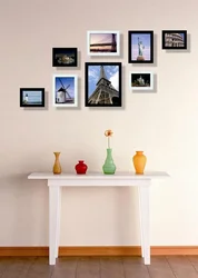 Hang photos in the kitchen