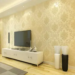 Beautiful Light Wallpaper For The Living Room Photo