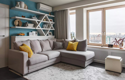 Soft living room design