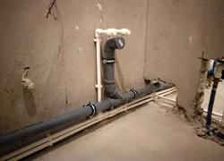Sewer Pipe In The Kitchen Photo