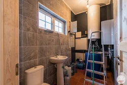 Ванная комната с котлом дизайн фото
