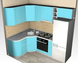 Кухонныя гарнітуры для маленькай кухні кутнія фота памеры
