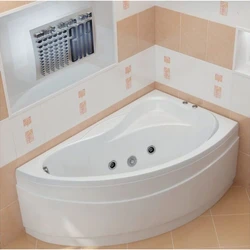 Acrylic corner bathtub photo