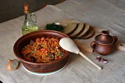 Old russian cuisine photo