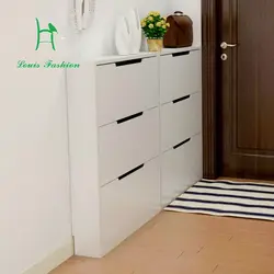 Shoe rack design for hallway narrow photos