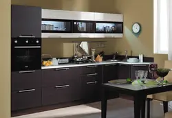 Examples of built-in appliances in the kitchen photo