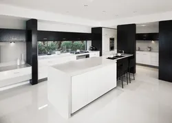 Glossy Tiles In The Kitchen Interior