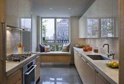 Kitchen design without a window