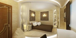 Living Room Bedroom Design With Niche