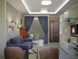 Living Room Bedroom Design With Niche