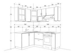 Kitchen Drawings With Dimensions And Photos